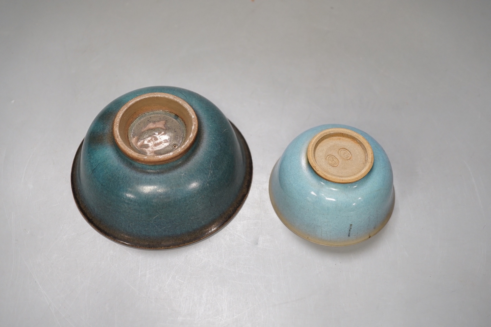 Two Chinese Jun-type bowls